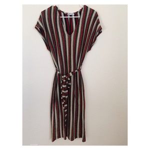 Zara Striped Fitted Dress